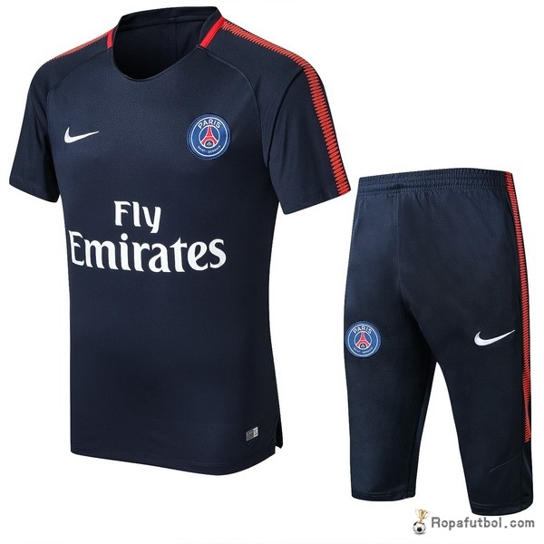 Camiseta Entrenamiento Conjunto Completo Paris Saint Germain 2017/18 Azul